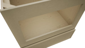Fabuwood Luna Desert Oak BMC30 Base Microwave Cabinet, Detail View