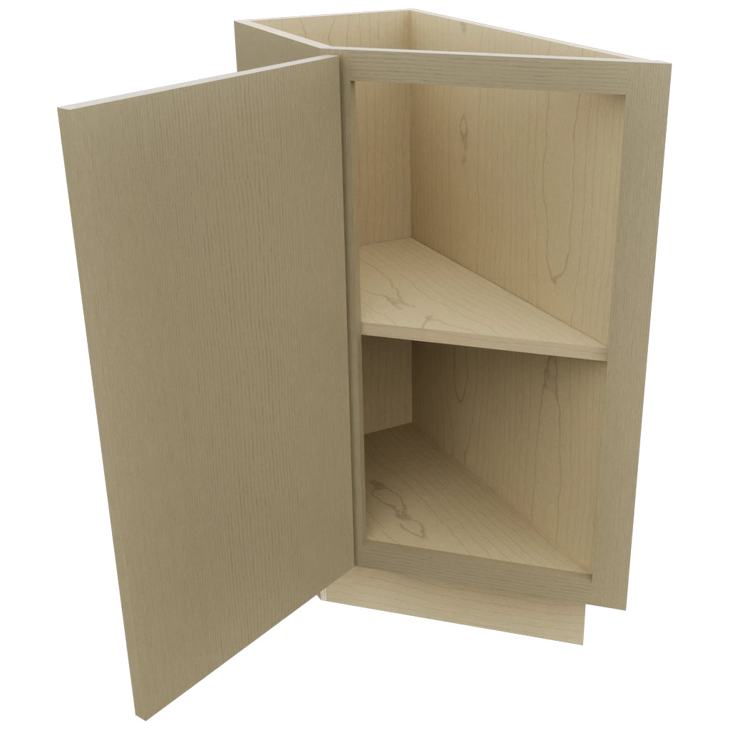 Fabuwood Luna Desert Oak BTL12 Base Transitional Cabinet, Open View
