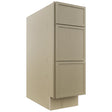 Fabuwood Luna Desert Oak DB12 Base 3 Drawers Cabinet, Front View