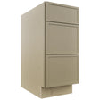Fabuwood Luna Desert Oak DB15 Base 3 Drawers Cabinet, Front View