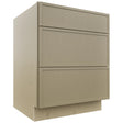 Fabuwood Luna Desert Oak DB27 Base 3 Drawers Cabinet, Front View