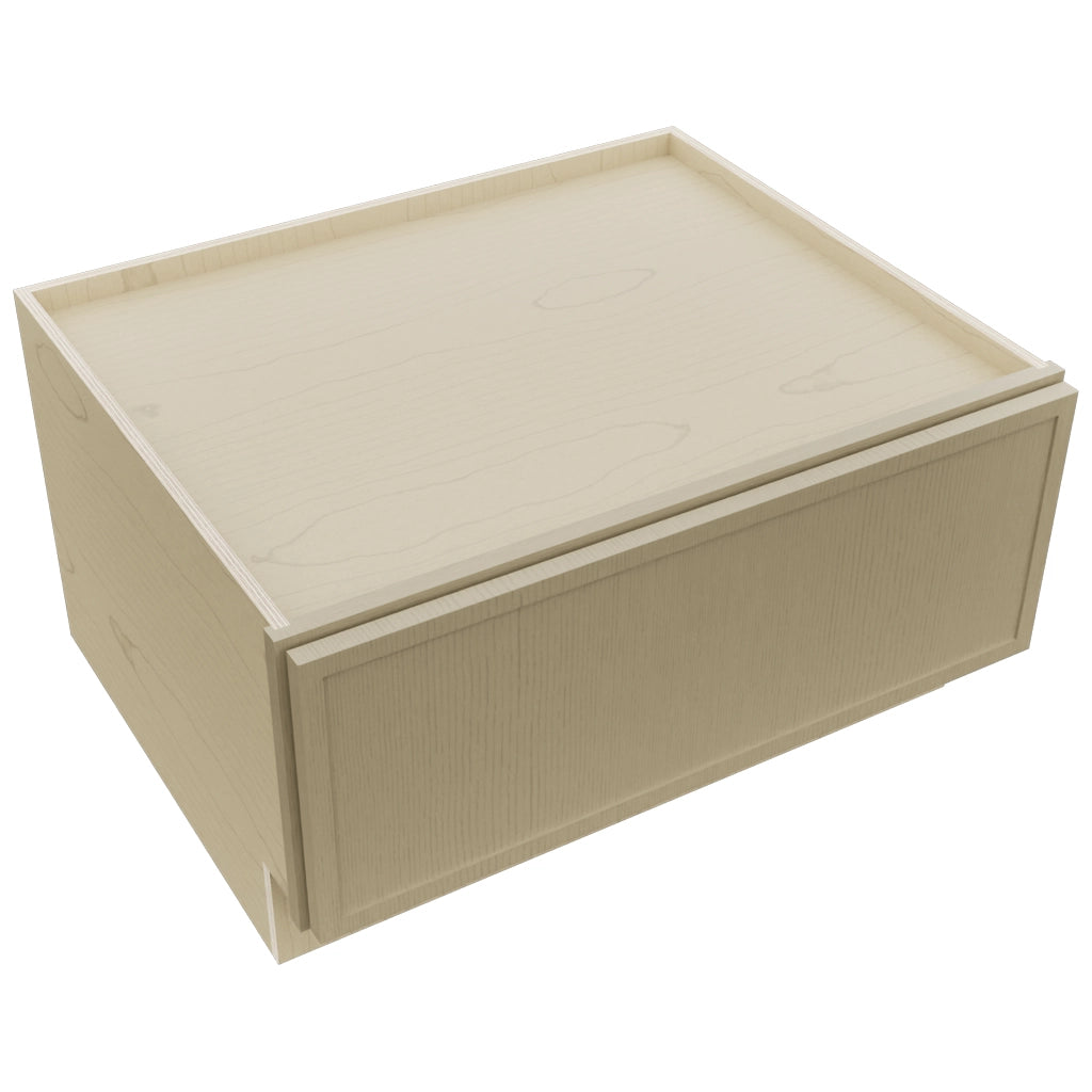Fabuwood Luna Desert Oak DBS30 Base Bench Seat Cabinet, Top View