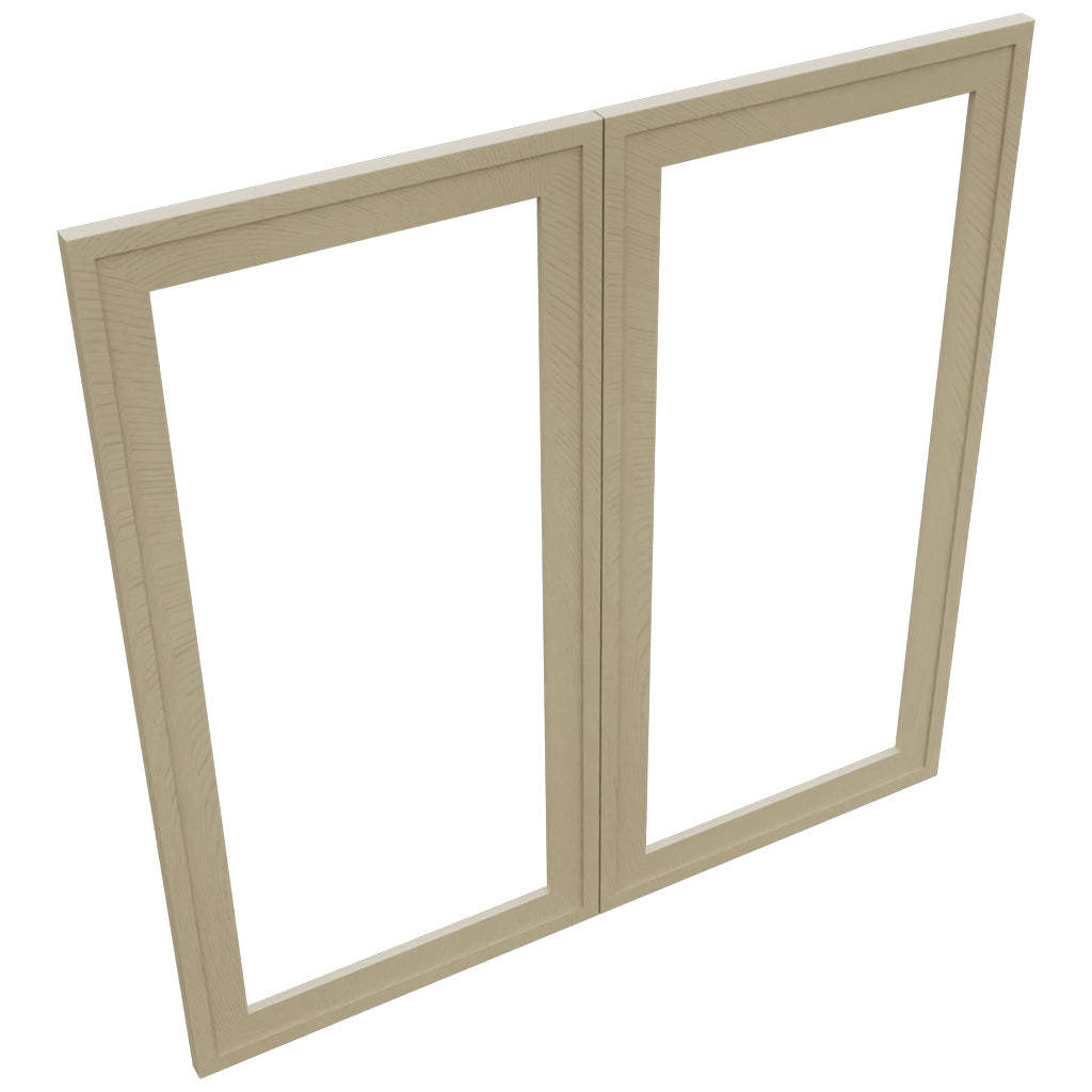 Fabuwood Luna Desert Oak DS DFG3636 Wall Prepped Door, Top View
