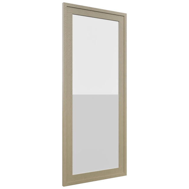 Fabuwood Luna Desert Oak DS GDW1842 Wall Glass Door, Front View