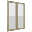 Fabuwood Luna Desert Oak DS GDW3042 Wall Glass Door, Front View