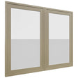 Fabuwood Luna Desert Oak DS GDW3630 Wall Glass Door, Front View