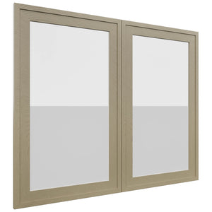Fabuwood Luna Desert Oak DS GDW3630 Wall Glass Door, Front View