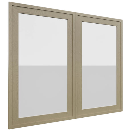 Fabuwood Luna Desert Oak DS GDW3630 Wall Glass Door, Front View