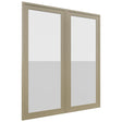 Fabuwood Luna Desert Oak DS GDW3642 Wall Glass Door, Front View