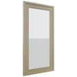 Fabuwood Luna Desert Oak DS GDWDC2430 Wall Glass Door, Front View