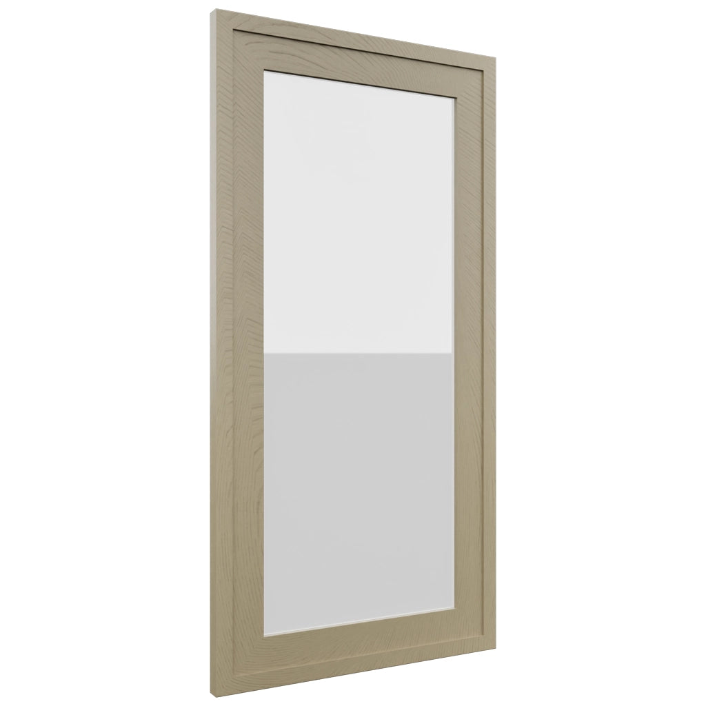 Fabuwood Luna Desert Oak DS GDWDC2430 Wall Glass Door, Front View