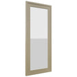 Fabuwood Luna Desert Oak DS GDWDC2436 Wall Glass Door, Front View