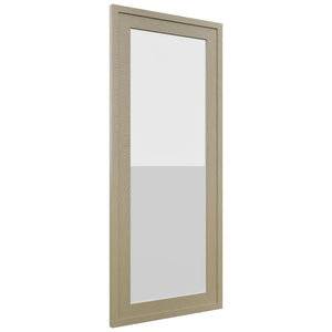 Fabuwood Luna Desert Oak DS GDWDC2436 Wall Glass Door, Front View