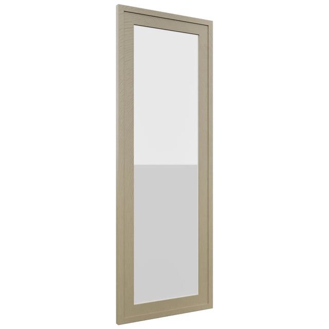 Fabuwood Luna Desert Oak DS GDWDC2442 Wall Glass Door, Front View