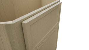 Fabuwood Luna Desert Oak DSB36 Base Corner Diagonal Sink Cabinet, Detail View