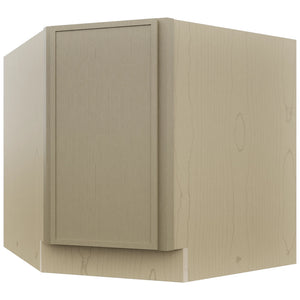 Fabuwood Luna Desert Oak DSB36FD Base Corner Diagonal Sink Cabinet, Front View