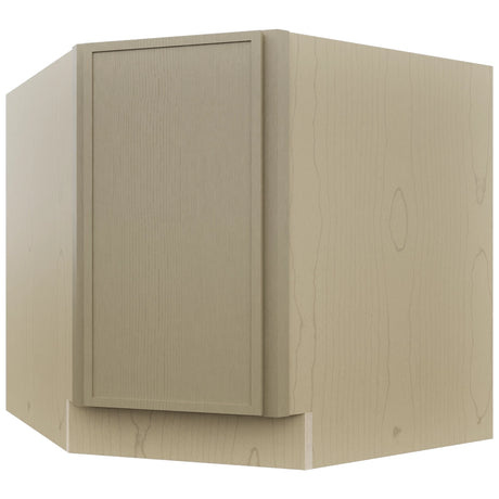 Fabuwood Luna Desert Oak DSB36FD Base Corner Diagonal Sink Cabinet, Front View