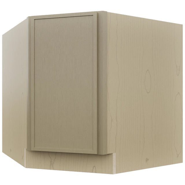Fabuwood Luna Desert Oak DSB36FD Base Corner Diagonal Sink Cabinet, Front View