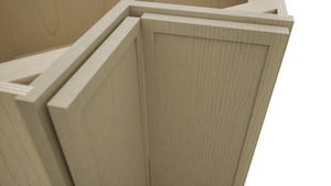Fabuwood Luna Desert Oak ERB33 Base Corner Easy Reach Cabinet, Detail View