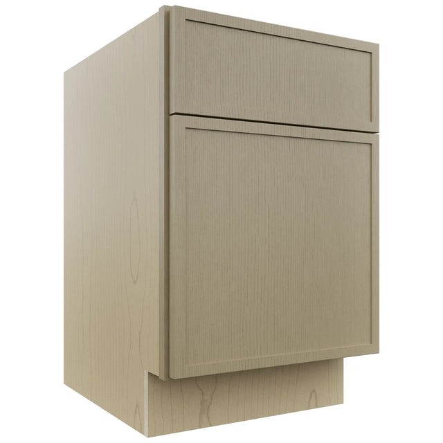 Fabuwood Luna Desert Oak FD18 Vanity Desk, Front View