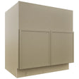 Fabuwood Luna Desert Oak FS33 Base Farm Sink Cabinet, Front View