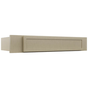 Fabuwood Luna Desert Oak KD30 Vanity Desk, Front View