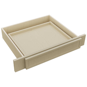 Fabuwood Luna Desert Oak KD30 Vanity Desk, Top View