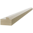 Fabuwood Luna Desert Oak LRM Molding, Front View
