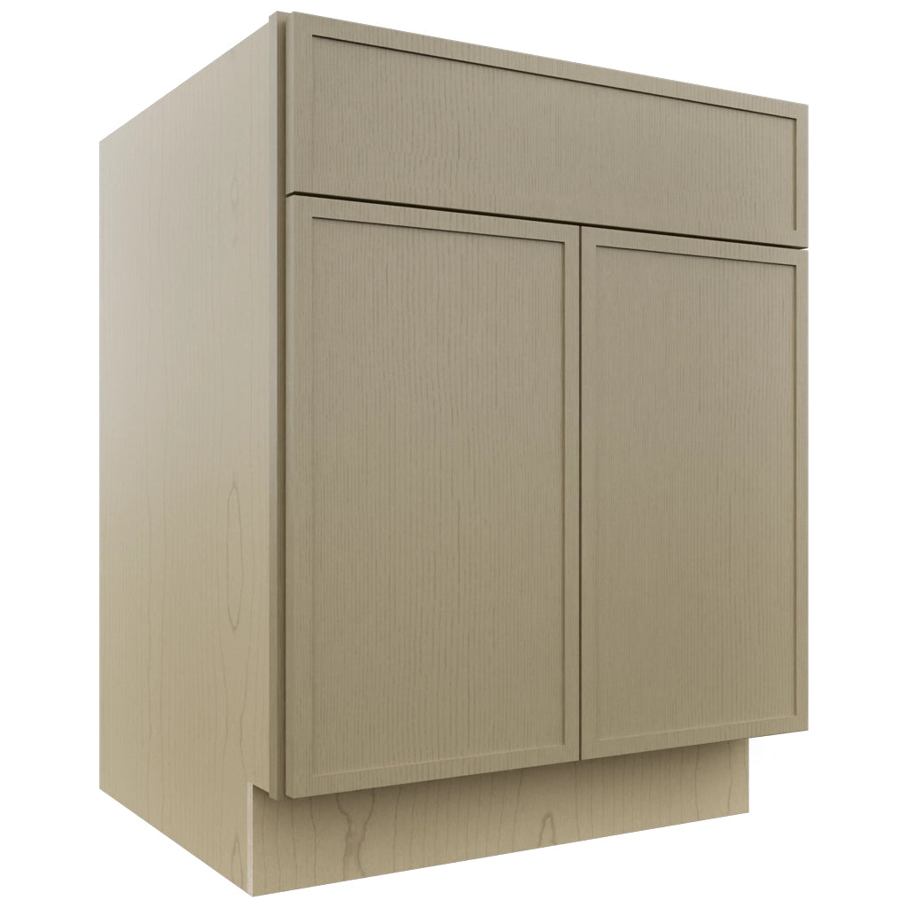 Fabuwood Luna Desert Oak SB27 Base Sink Cabinet, Front View