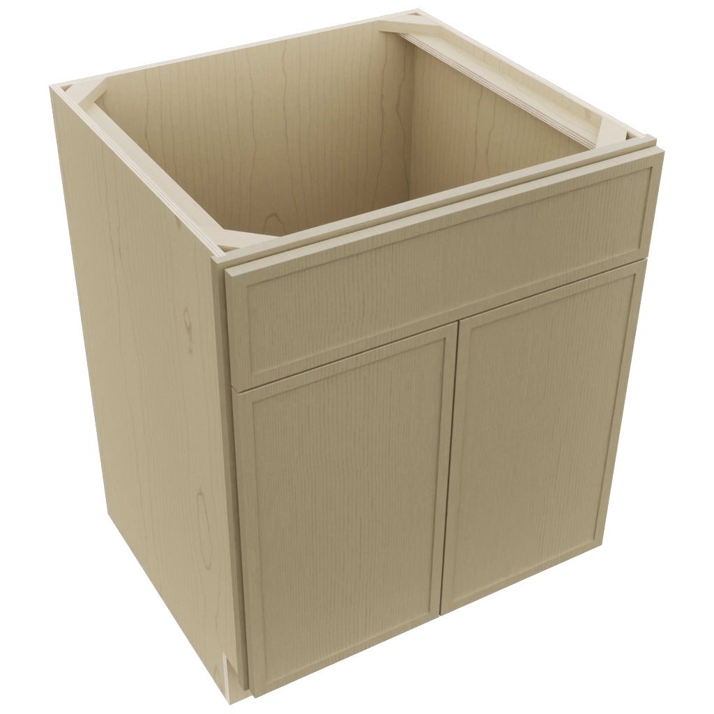 Fabuwood Luna Desert Oak SB27 Base Sink Cabinet, Top View