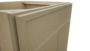 Fabuwood Luna Desert Oak SB27 Base Sink Cabinet, Detail View