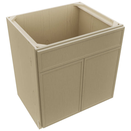 Fabuwood Luna Desert Oak SB30 Base Sink Cabinet, Top View