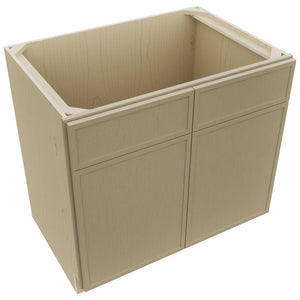 Fabuwood Luna Desert Oak SB36 Base Sink Cabinet, Top View