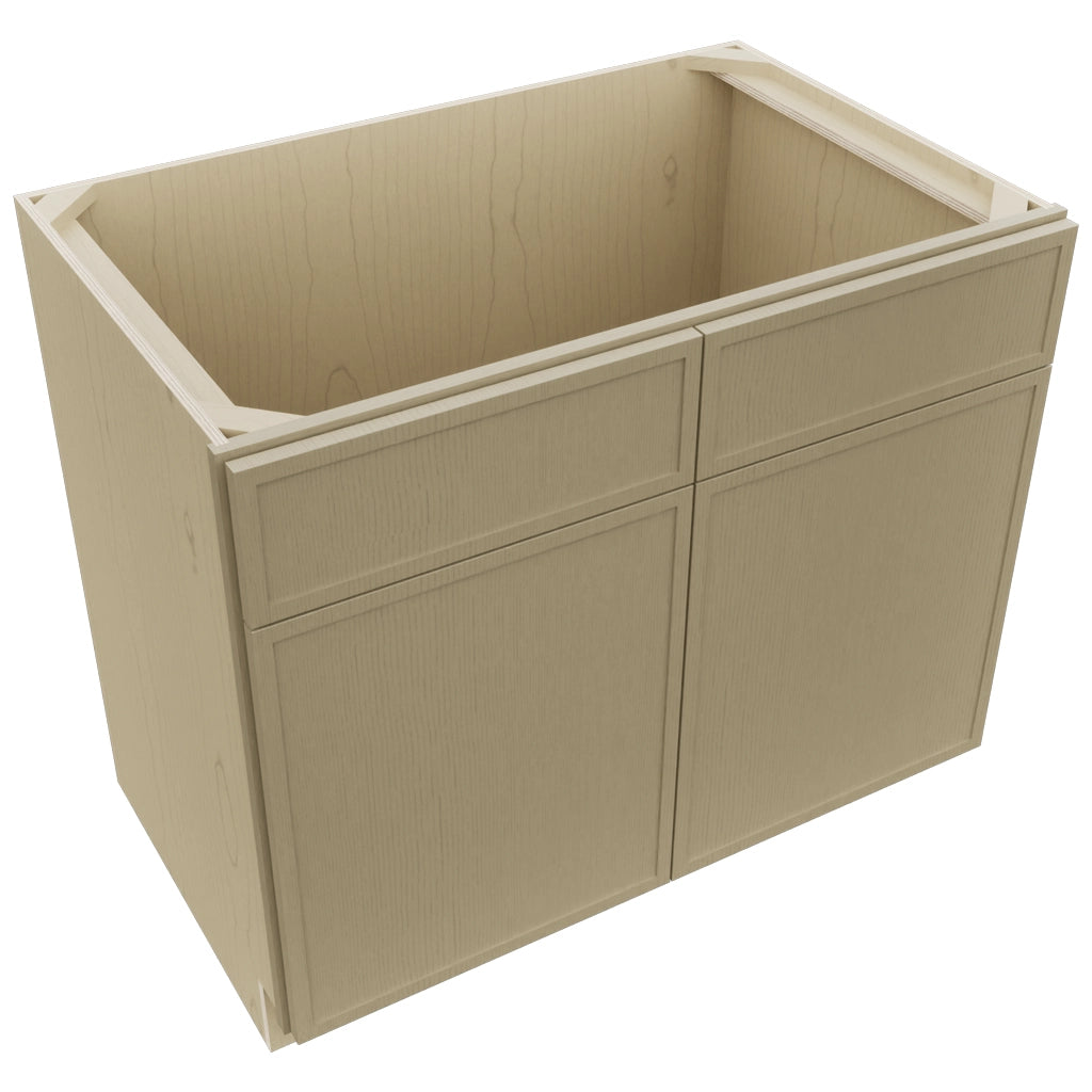 Fabuwood Luna Desert Oak SB39 Base Sink Cabinet, Top View