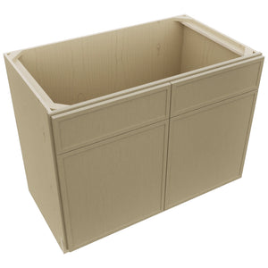 Fabuwood Luna Desert Oak SB42 Base Sink Cabinet, Top View