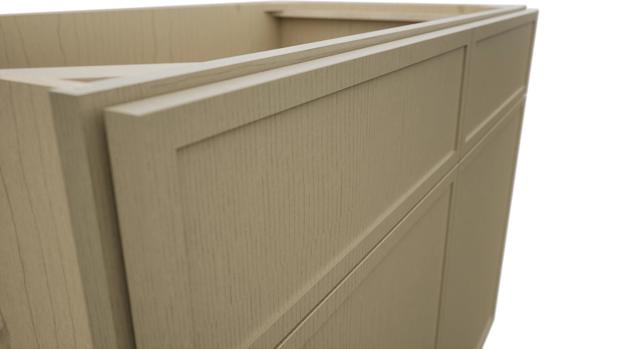Fabuwood Luna Desert Oak SB42 Base Sink Cabinet, Detail View