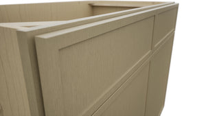 Fabuwood Luna Desert Oak SB42 Base Sink Cabinet, Detail View