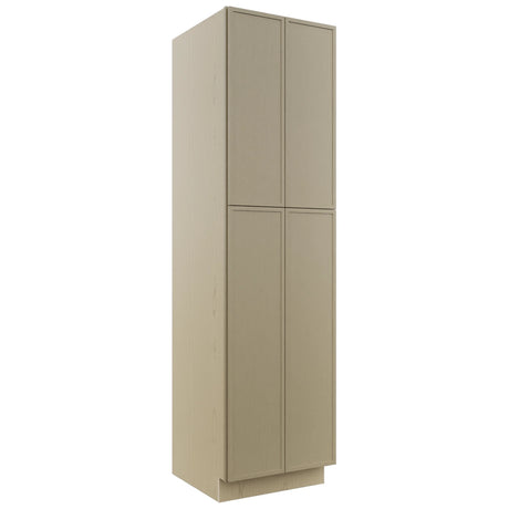 Fabuwood Luna Desert Oak TP242490 Tall Pantry Cabinet, Front View