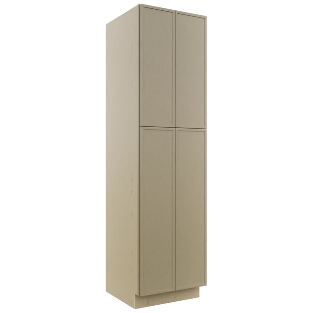 Fabuwood Luna Desert Oak TP242490 Tall Pantry Cabinet, Front View