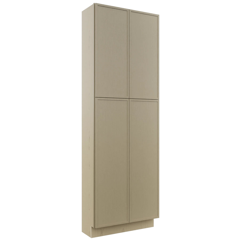 Fabuwood Luna Desert Oak TP301290 Tall Pantry Cabinet, Front View