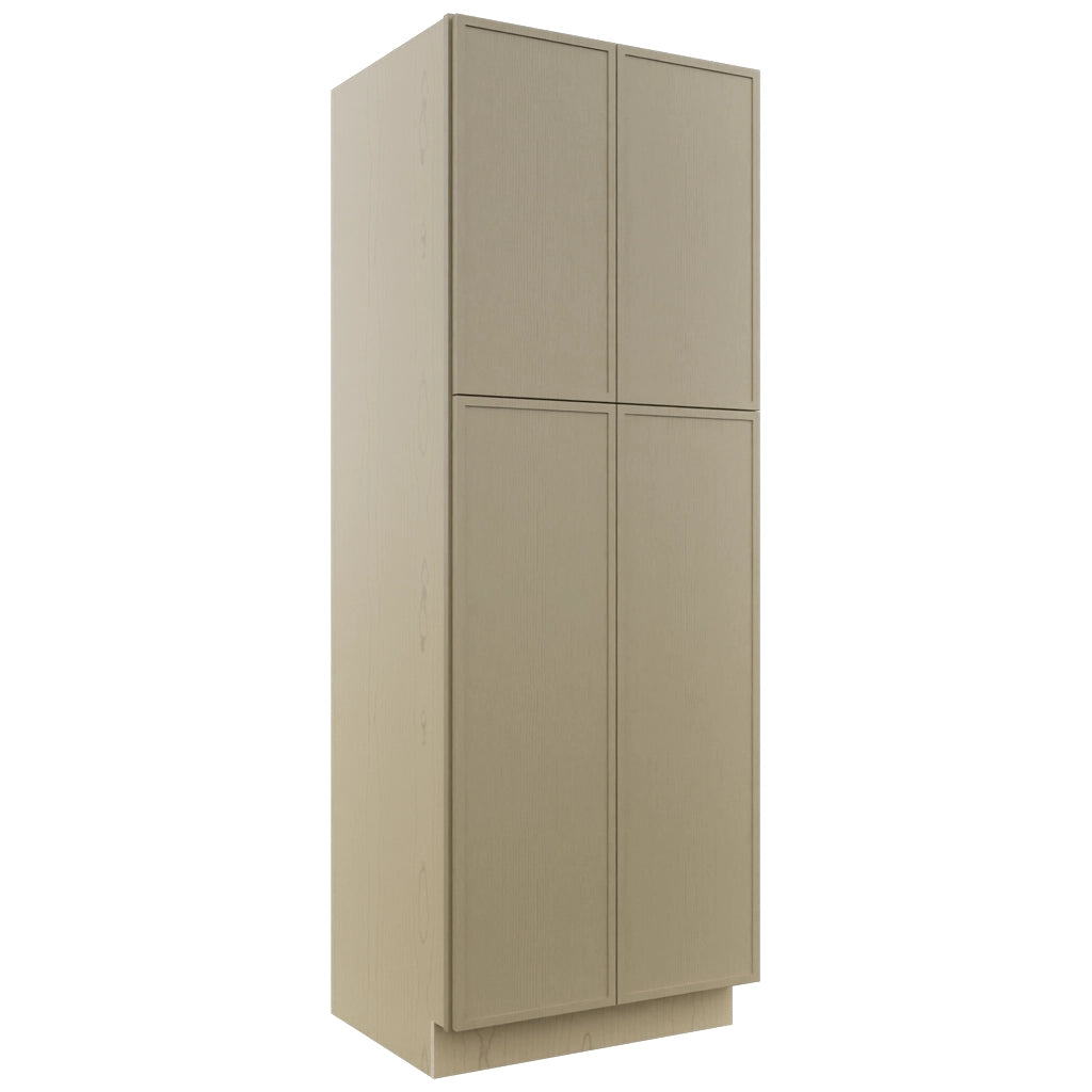 Fabuwood Luna Desert Oak TP302484 Tall Pantry Cabinet, Front View