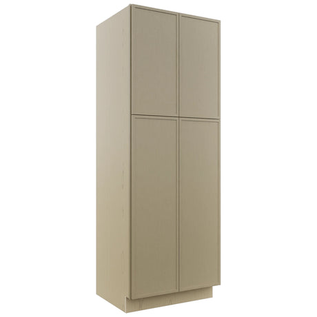 Fabuwood Luna Desert Oak TP302484 Tall Pantry Cabinet, Front View