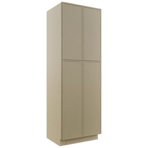 Fabuwood Luna Desert Oak TP302490 Tall Pantry Cabinet, Front View