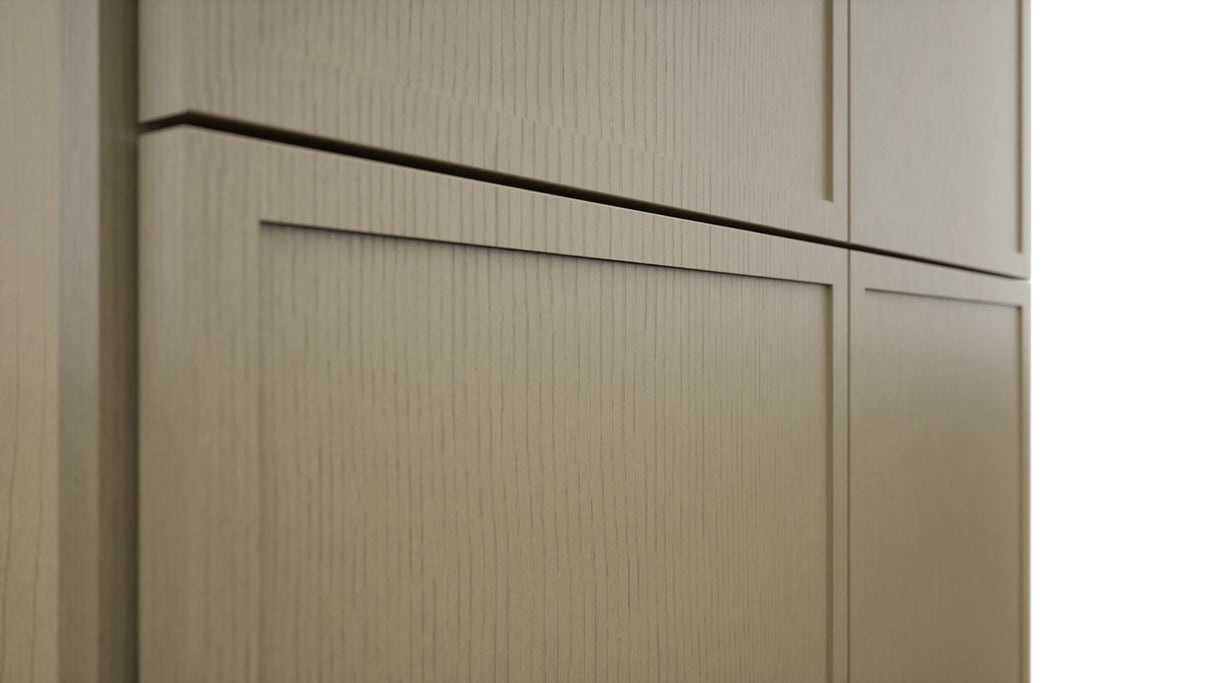Fabuwood Luna Desert Oak TP302490 Tall Pantry Cabinet, Detail View