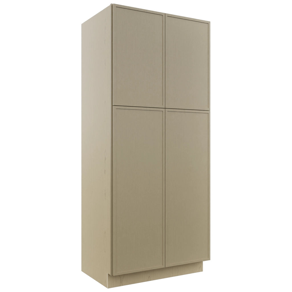 Fabuwood Luna Desert Oak TP362484 Tall Pantry Cabinet, Front View