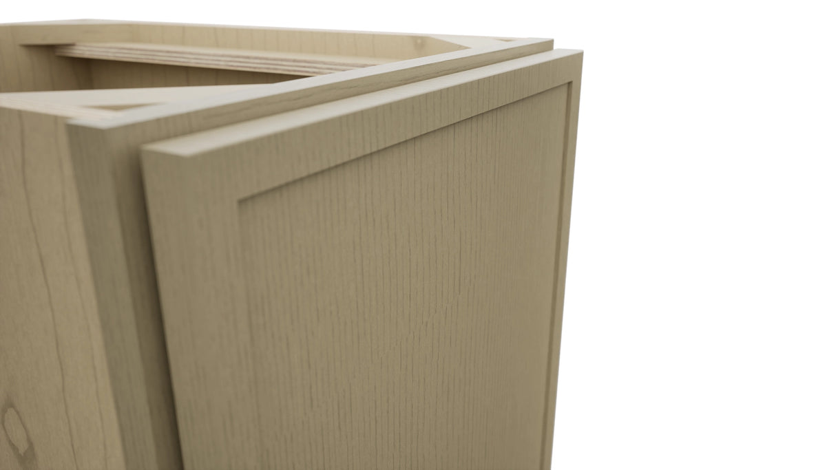 Fabuwood Luna Desert Oak VB15FD Vanity Base Full Height Cabinet, Detail View