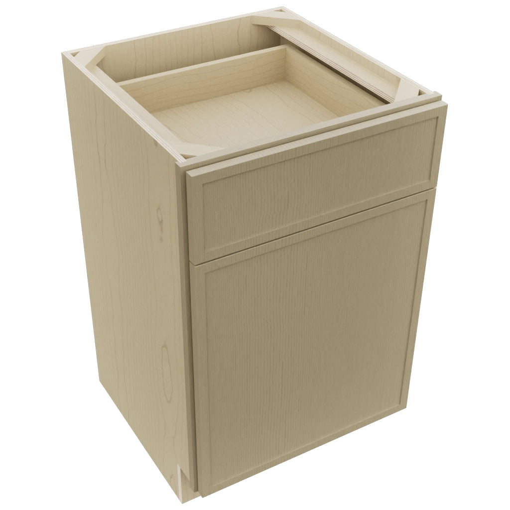Fabuwood Luna Desert Oak VB21-34 Vanity Base Standard Cabinet, Top View