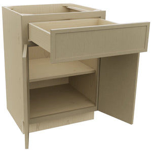 Fabuwood Luna Desert Oak VB24-34 Vanity Base Standard Cabinet, Open View
