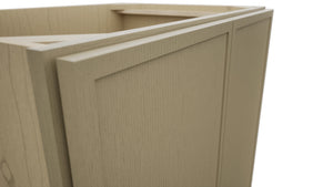 Fabuwood Luna Desert Oak VB30FD Vanity Base Full Height Cabinet, Detail View