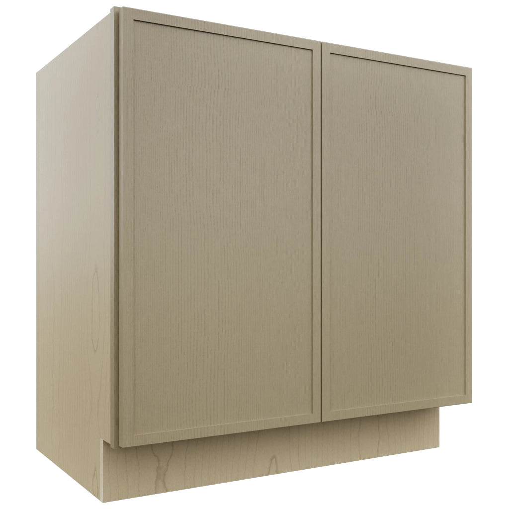 Fabuwood Luna Desert Oak VB33FD Vanity Base Standard Cabinet, Front View